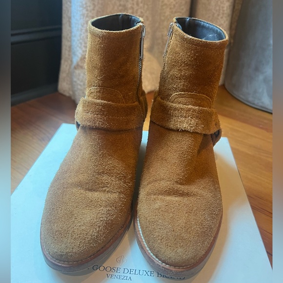 Golden Goose Copper Suede Bretagne Ankle Boots / size 37 / worn twice! - Picture 4 of 12
